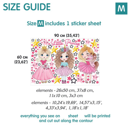 Princess Wall Decals 1.72