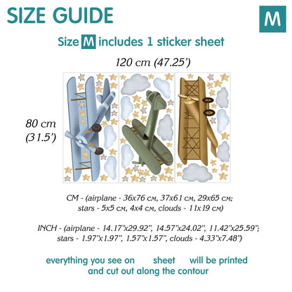 Airplane  Wall Decals 6.12