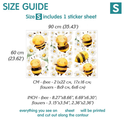 Bee Wall Decals