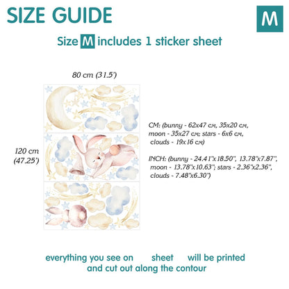 Bunnies Wall Decals 2.21