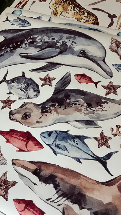 Ocean Wall Decals