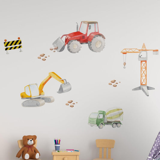 Construction Wall decals 2.0