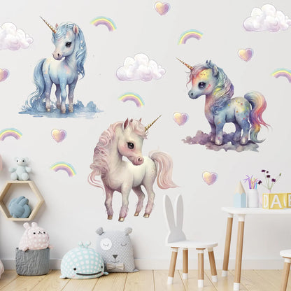 Unicorns Wall Decals 2.11