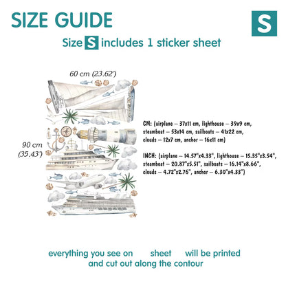 Nautical Wall Decals 14.0