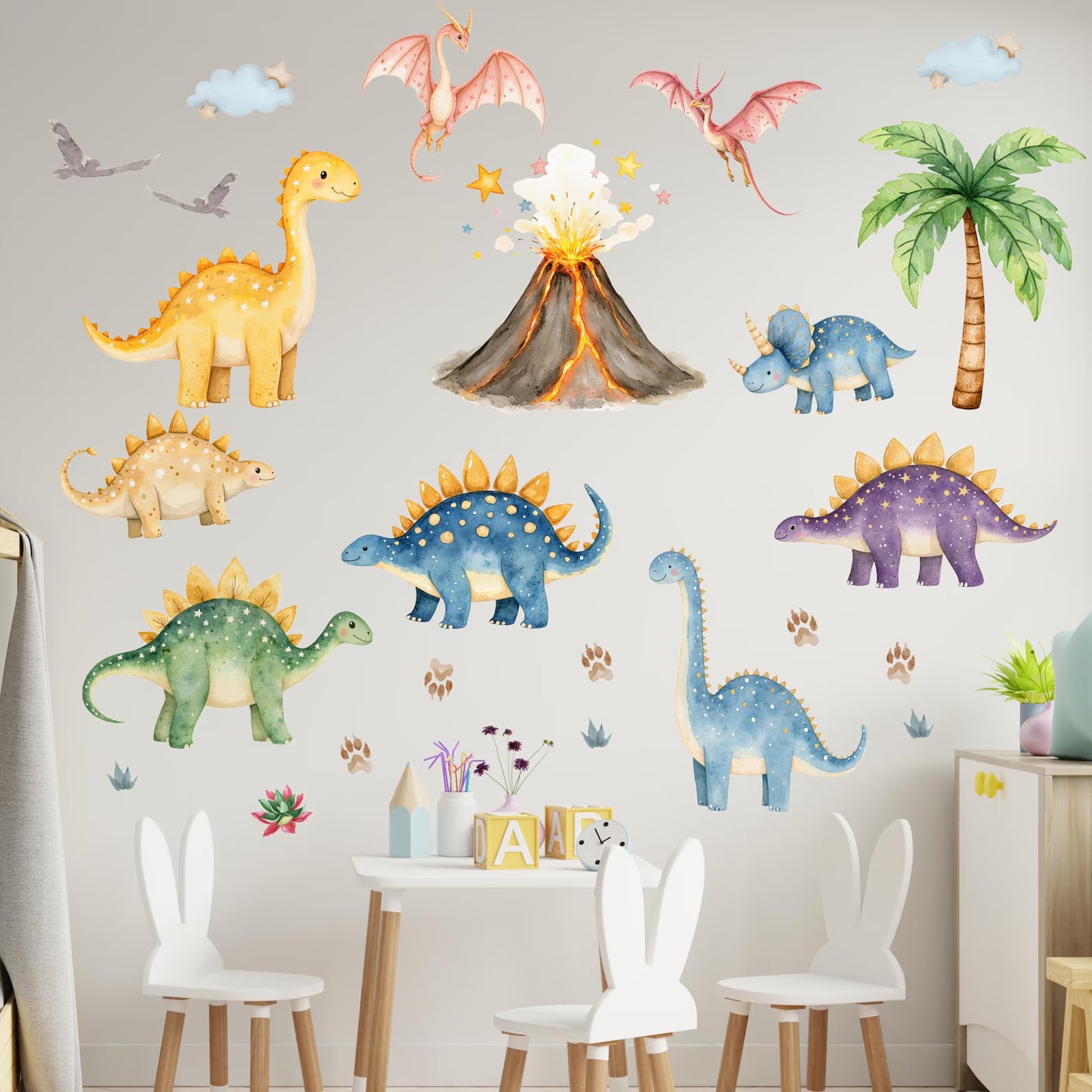 Dino Wall Decals 54.0