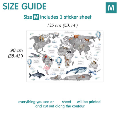 Map Wall Decals (2.0)