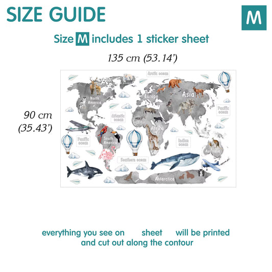 Map Wall Decals (2.0)