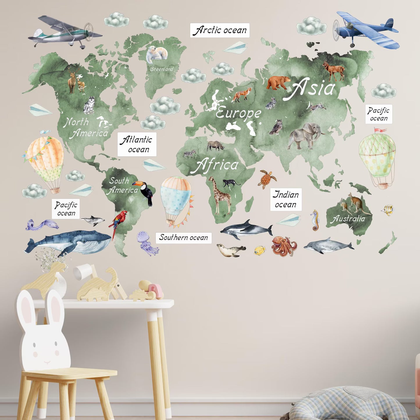 Map Wall Decals (4.0)