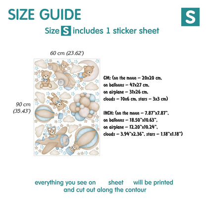 Bears Wall Decals 11.71