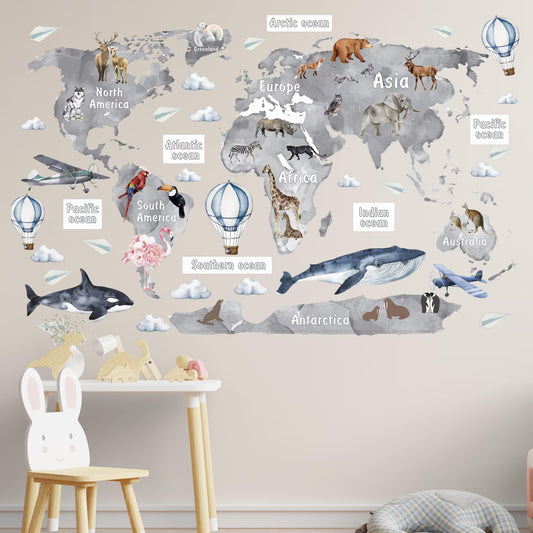 Map Wall Decals (2.0)