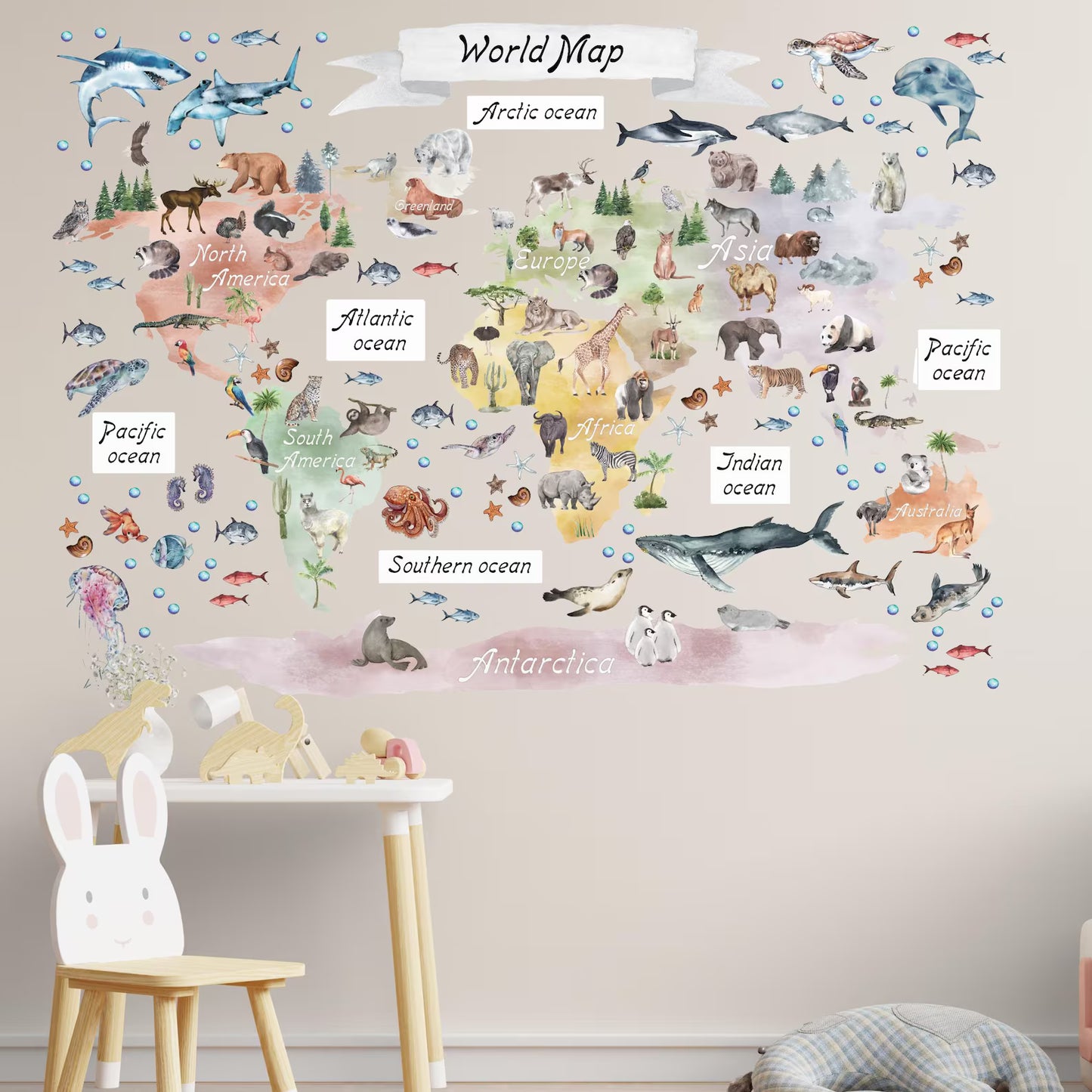 Map Wall Decals (5.0)