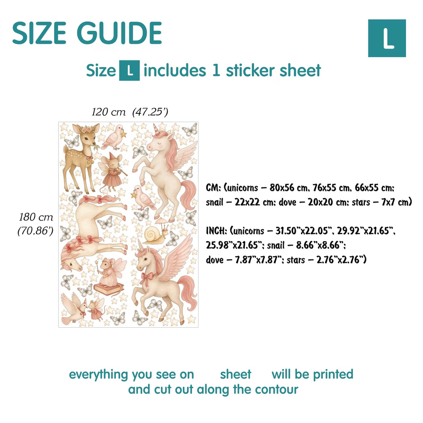 Fairy tale Wall Decals (13.0)