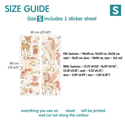 Fairy tale Wall Decals (13.0)