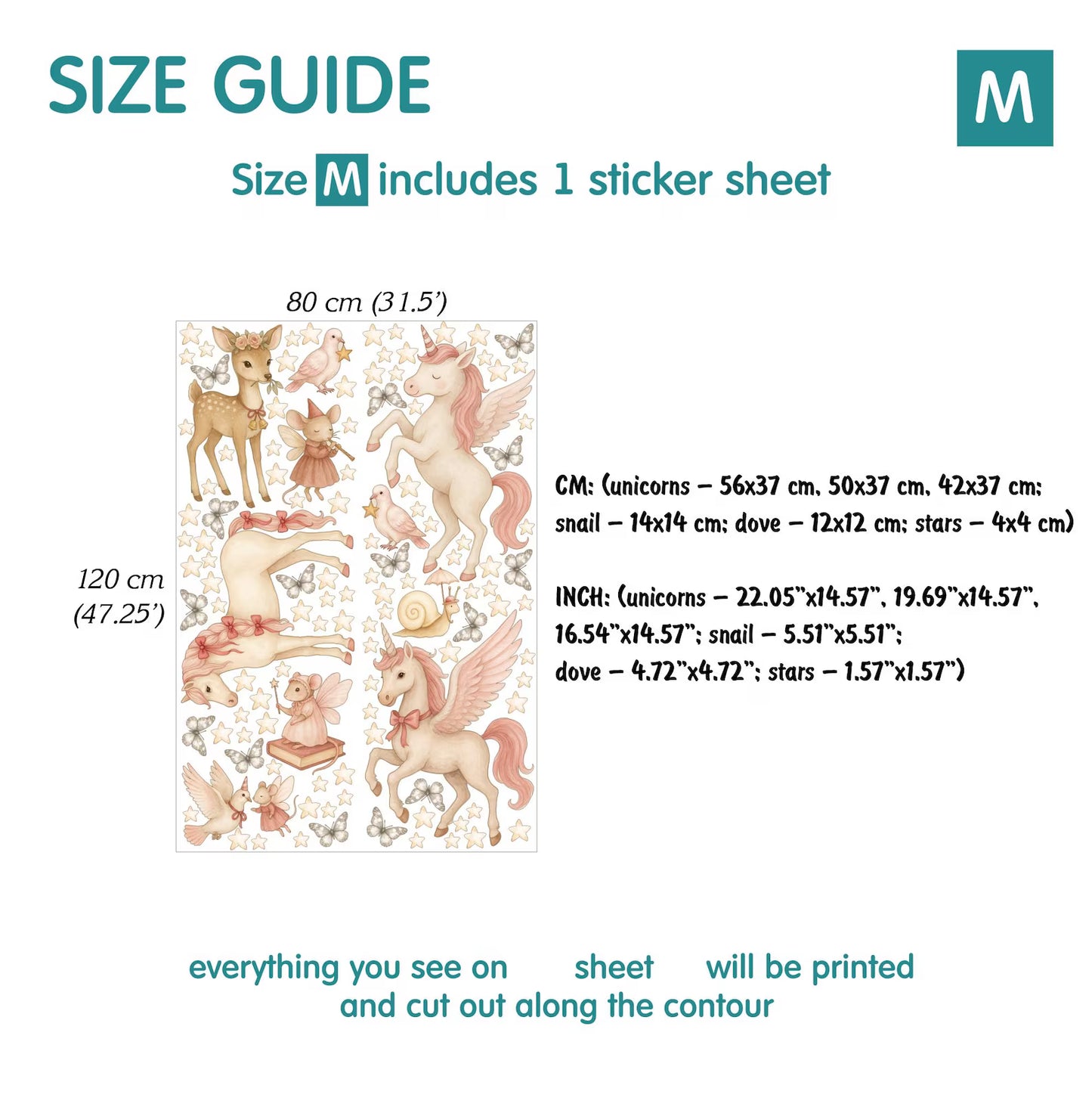 Fairy tale Wall Decals (13.0)