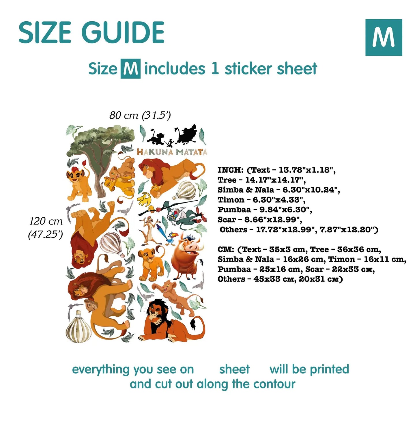 Lion King Wall decals