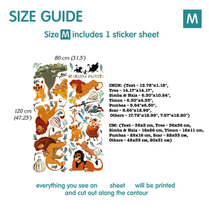 Lion King Wall decals