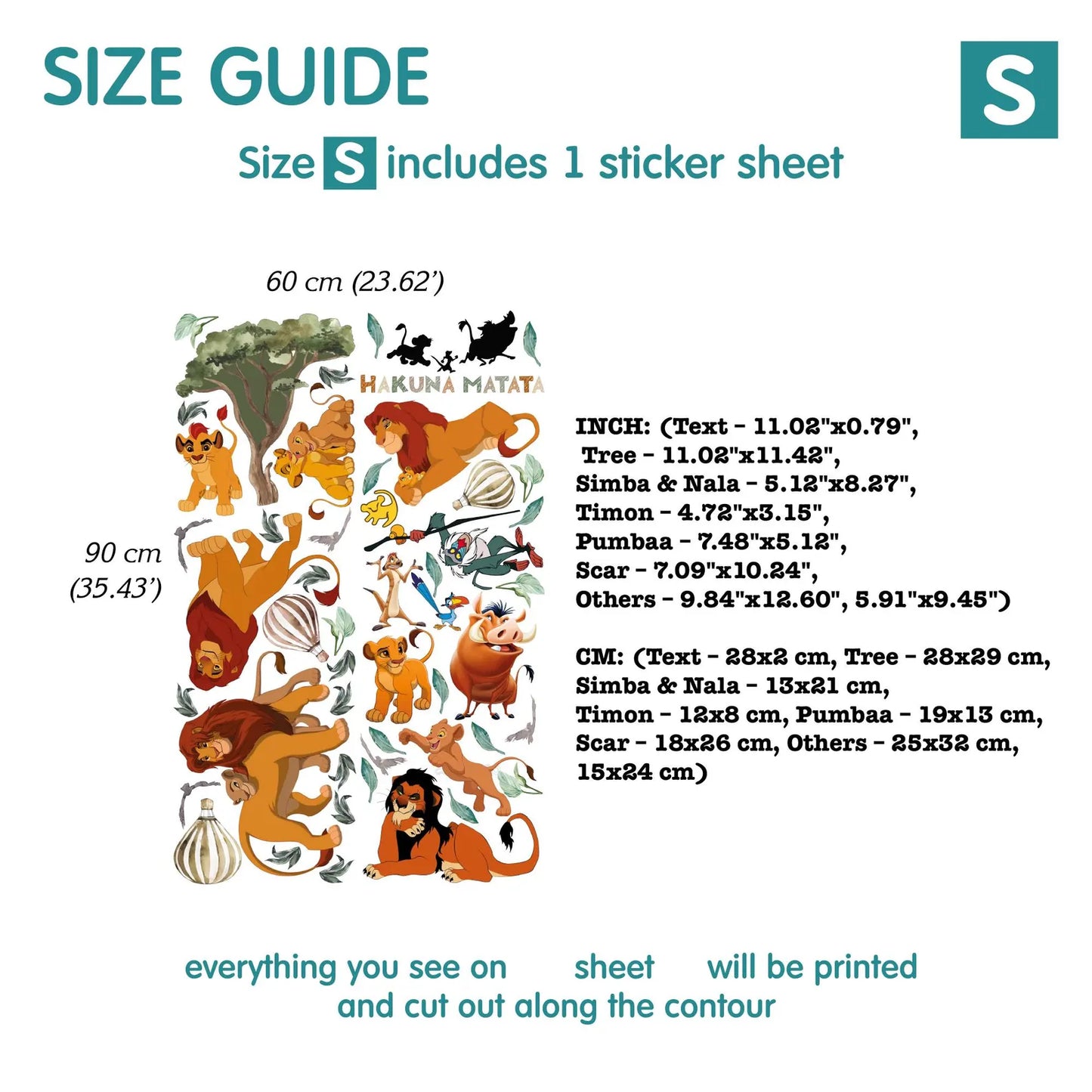 Lion King Wall decals