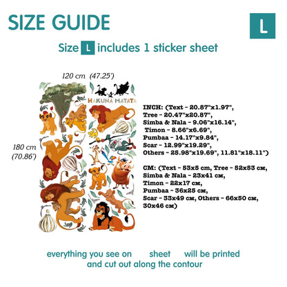 Lion King Wall decals