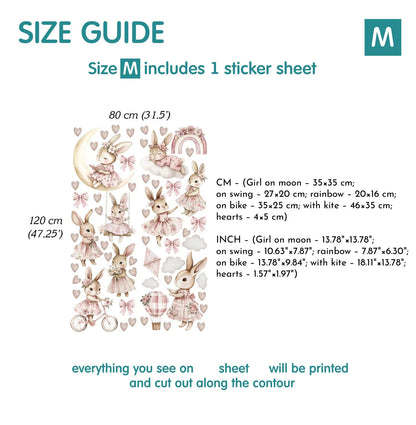 Bunny Wall Decals 1.29