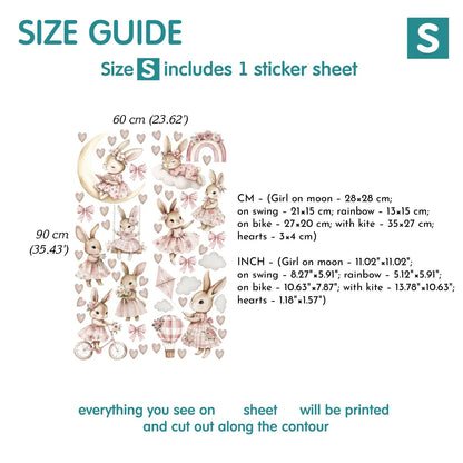 Bunny Wall Decals 1.29