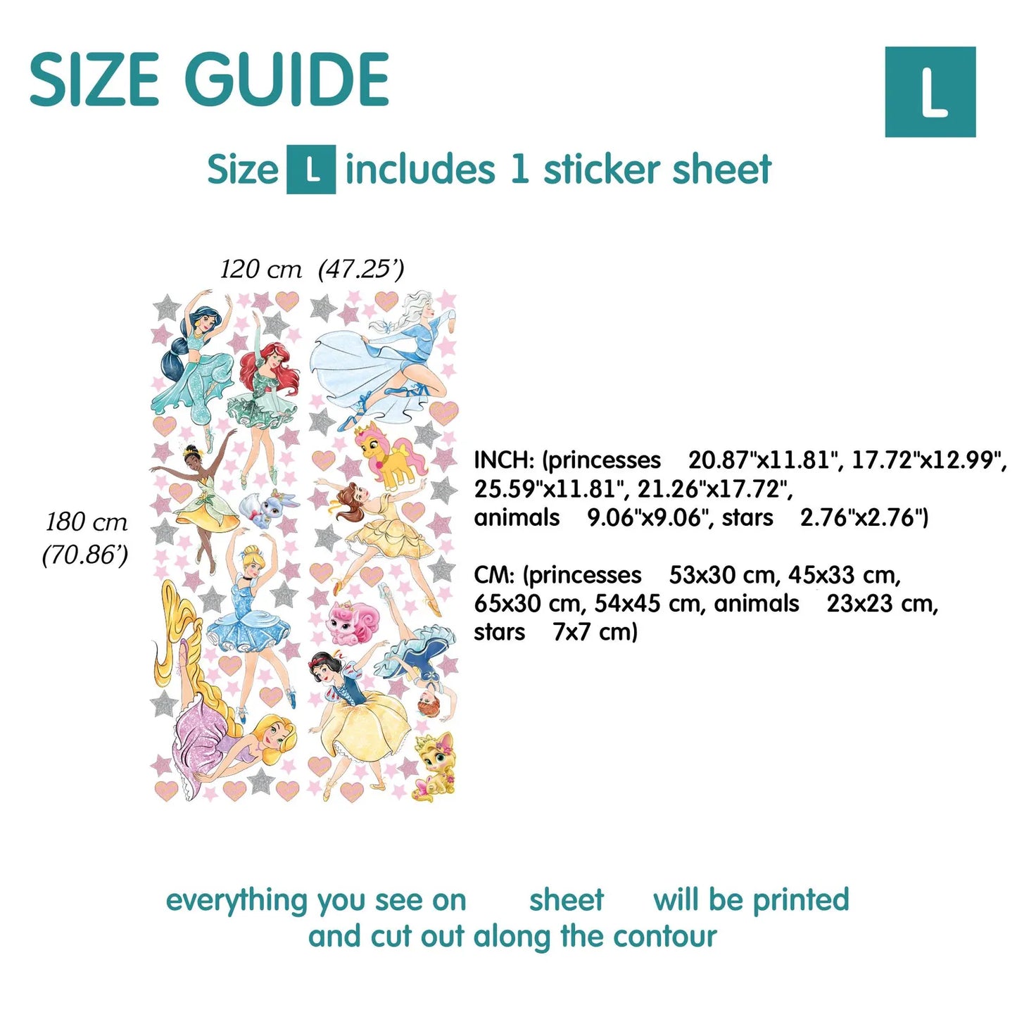 Princess Wall Decal 1.49