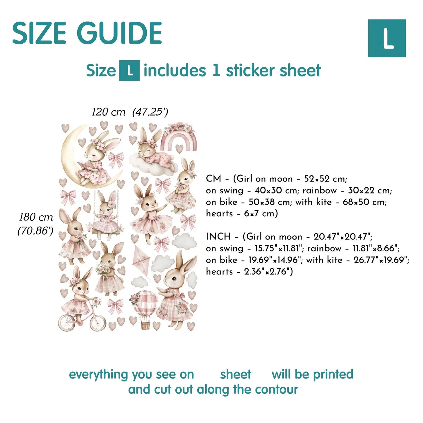 Bunny Wall Decals 1.29