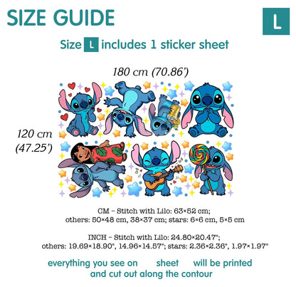 Stitch wall Decal 1.56