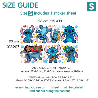 Stitch wall Decal 1.56