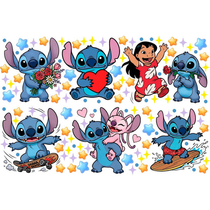 Stitch wall Decal 1.59