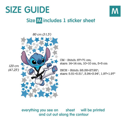 Stitch wall Decal 1.73