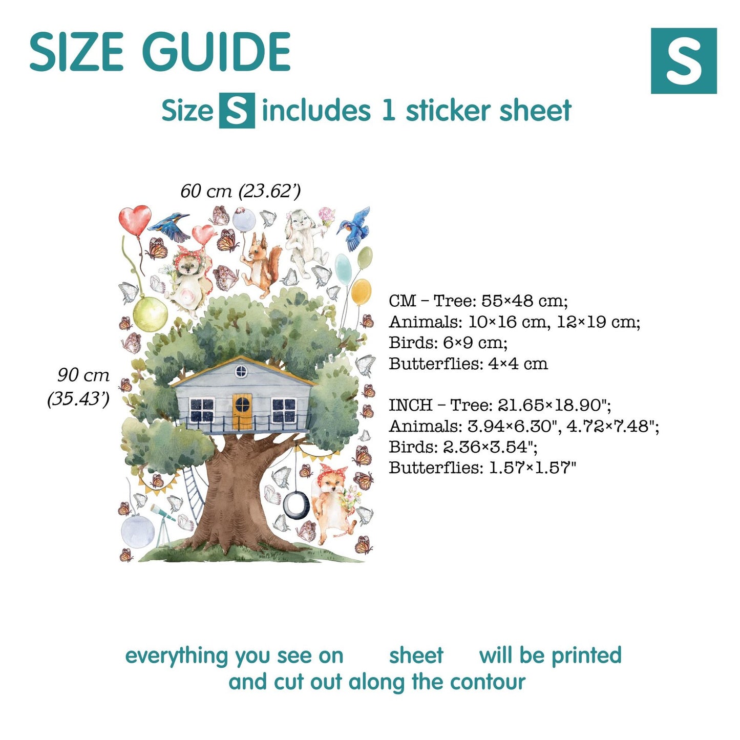 Tree House Wall Decal 1.2
