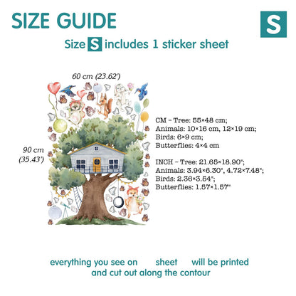 Tree House Wall Decal 1.2
