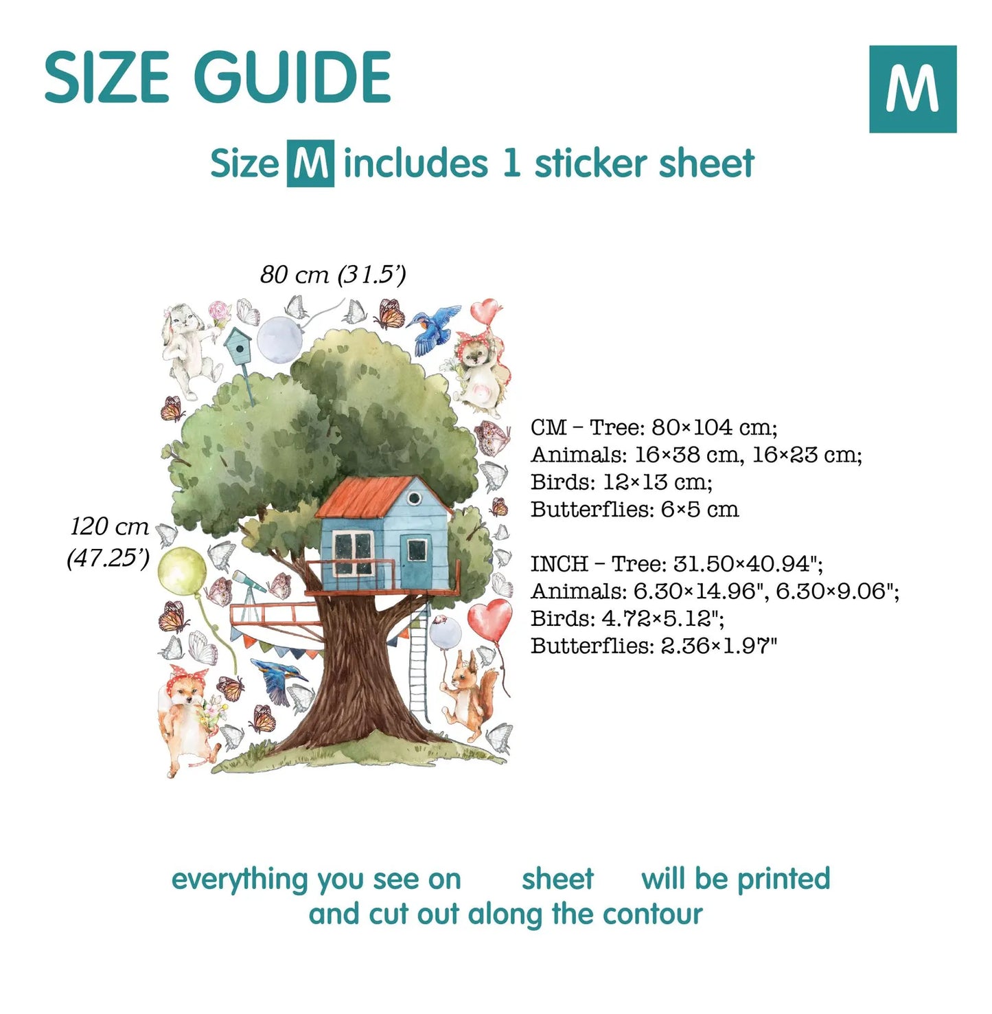 Tree House Wall Decal 1.4