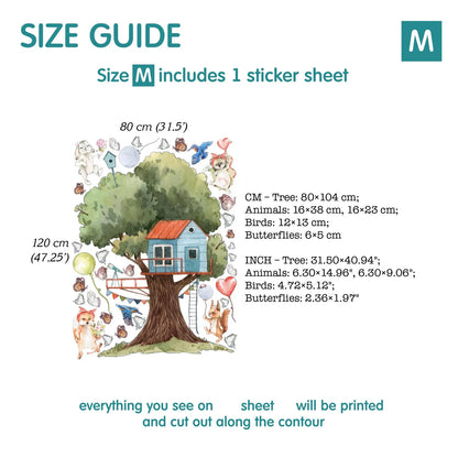 Tree House Wall Decal 1.4