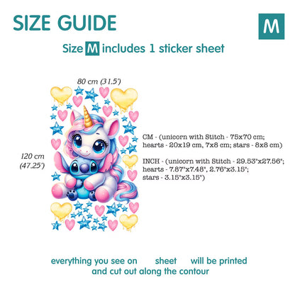Stitch wall Decal 1.69