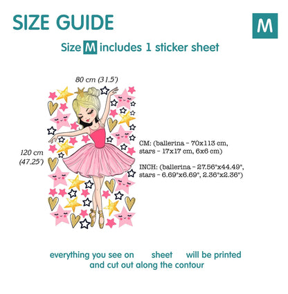 Princess Wall Decals 1.70
