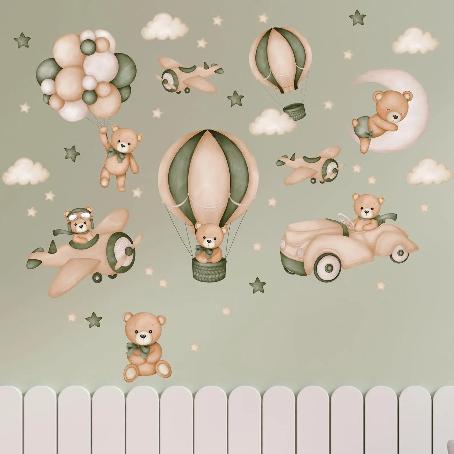 Bears Wall Decals 11.73