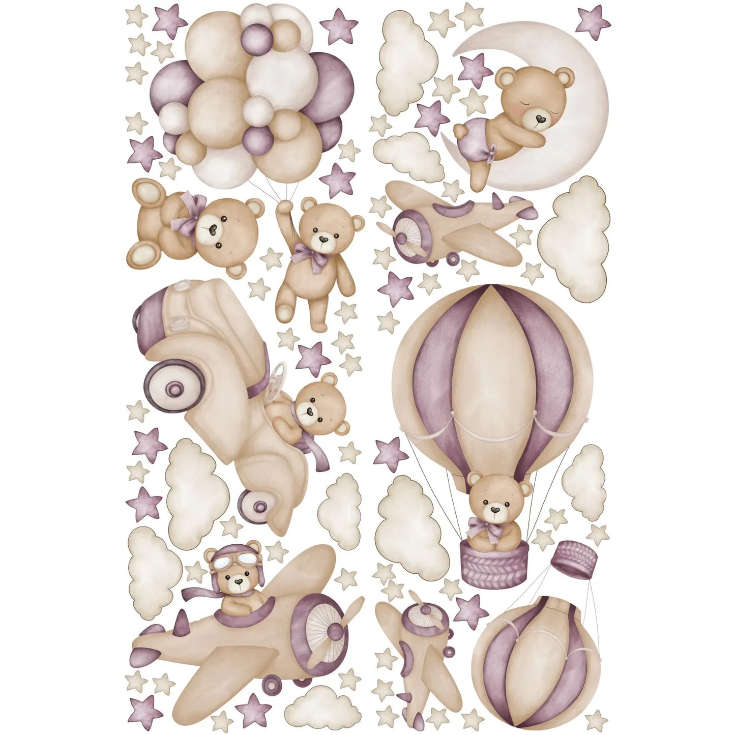 Bears Wall Decals 11.74