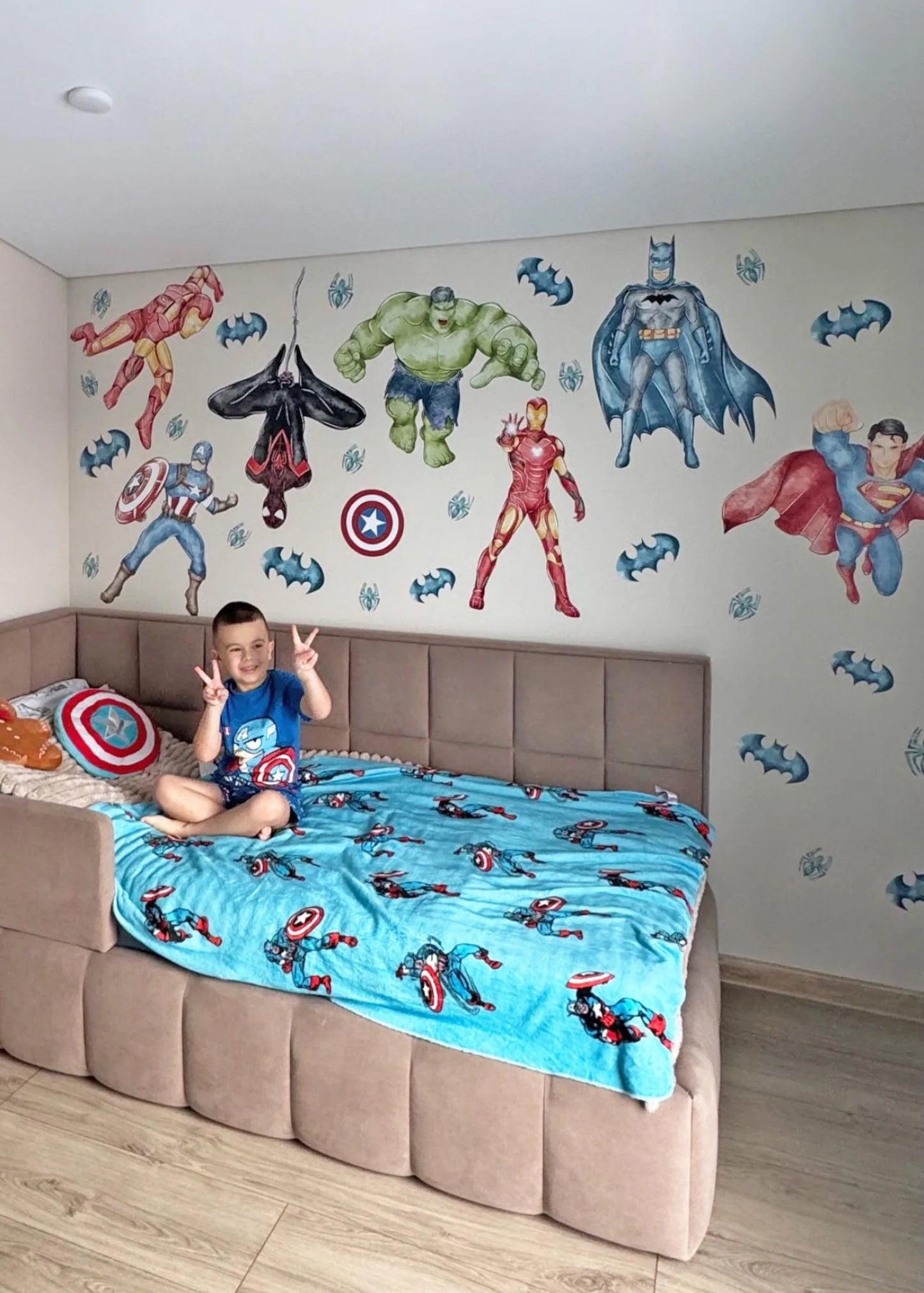 Superhero Wall Decal 1.13