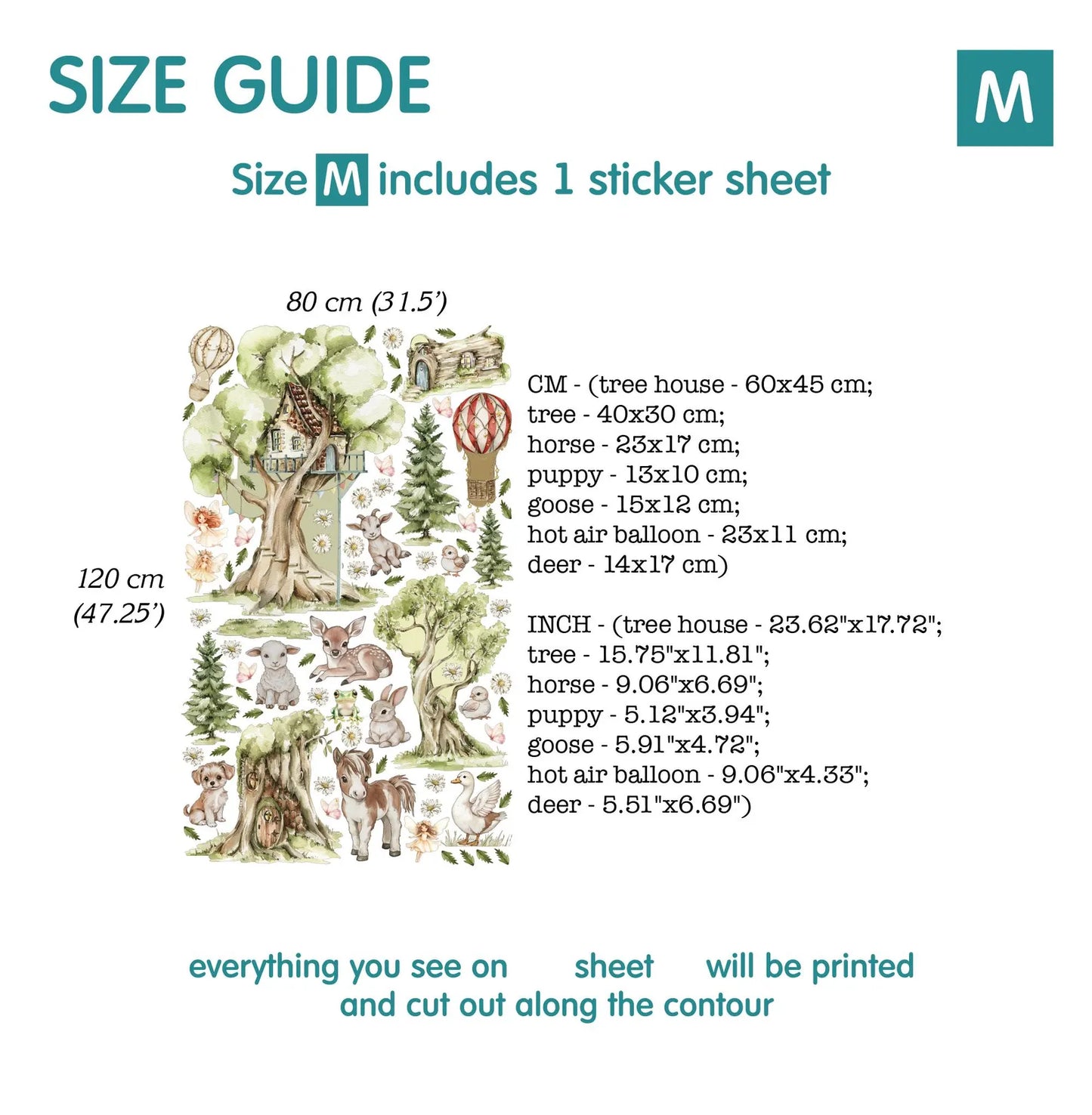Tree House Wall Decal 1.6