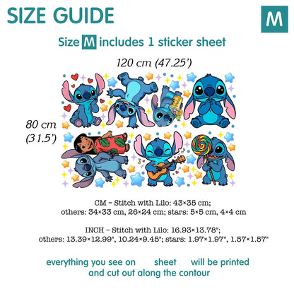 Stitch wall Decal 1.56