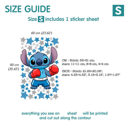 Stitch wall Decal 1.72