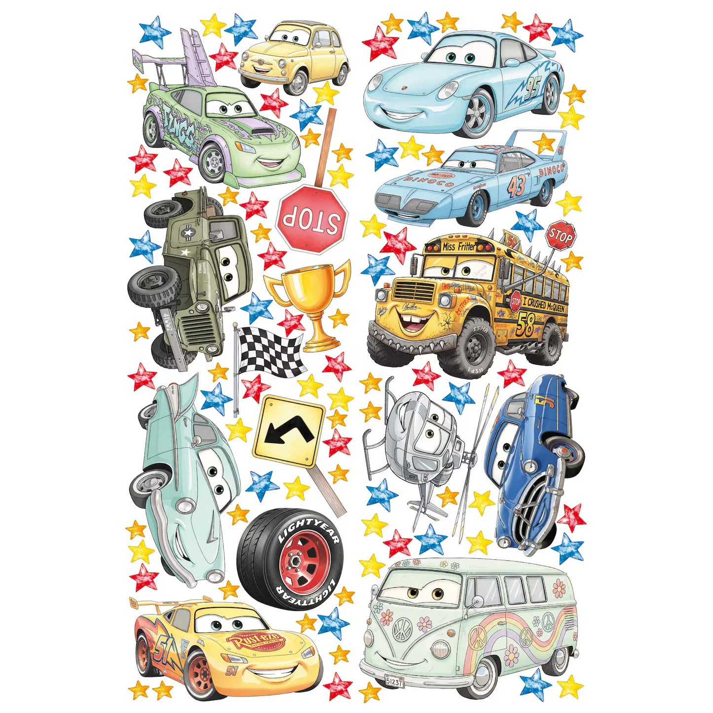 Cars Wall Decal 91.22