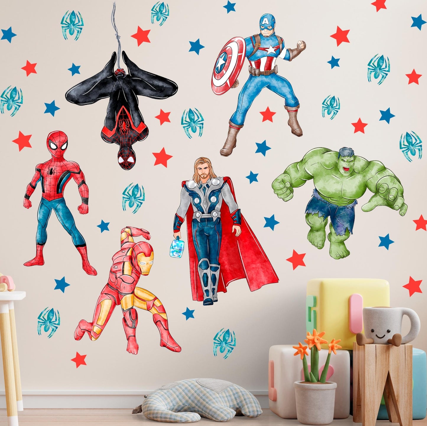 Superhero Wall Decal 1.13
