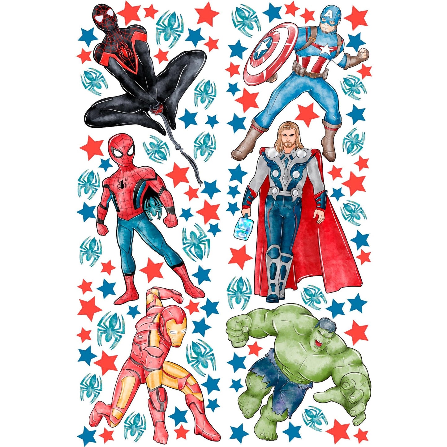 Superhero Wall Decal 1.13