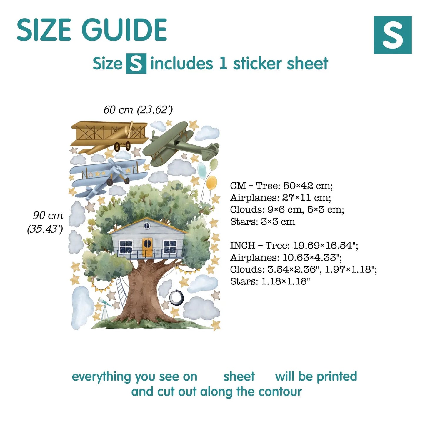Tree House Wall Decal 1.3