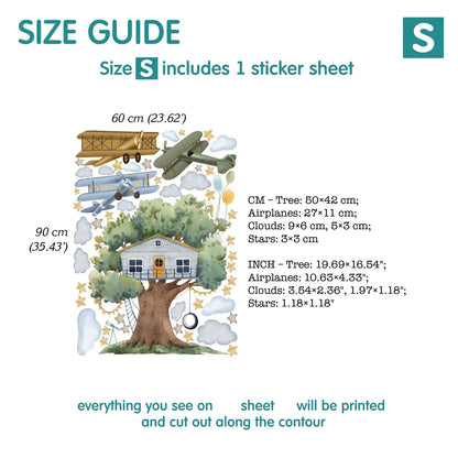 Tree House Wall Decal 1.3