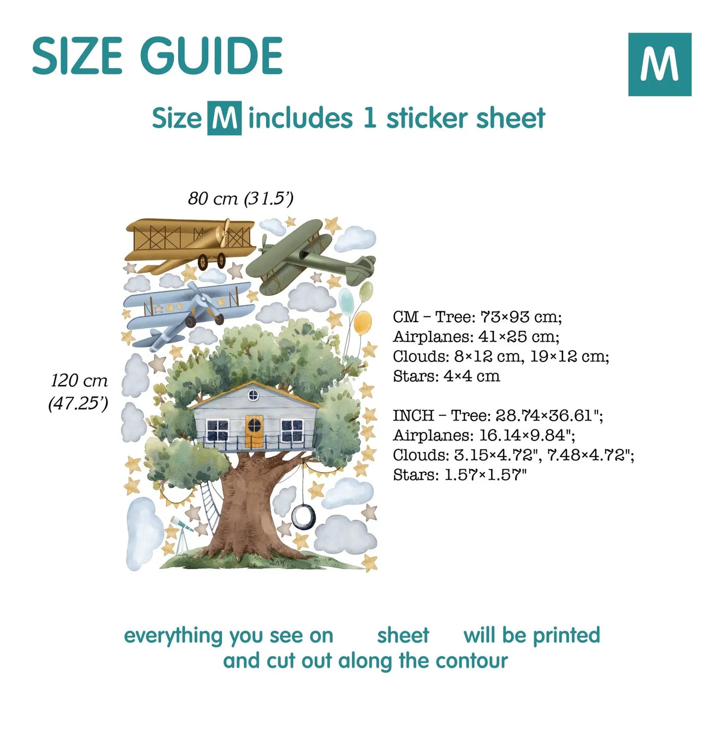 Tree House Wall Decal 1.3