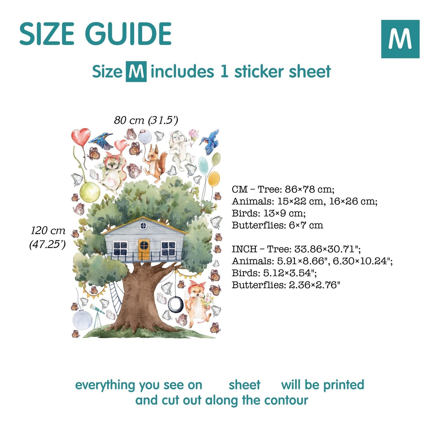 Tree House Wall Decal 1.2