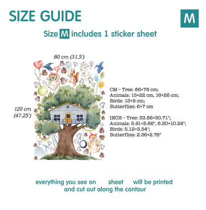 Tree House Wall Decal 1.2